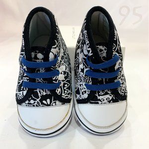 Little Marc Jacobs Black and White Graffiti Cartoon Shoes